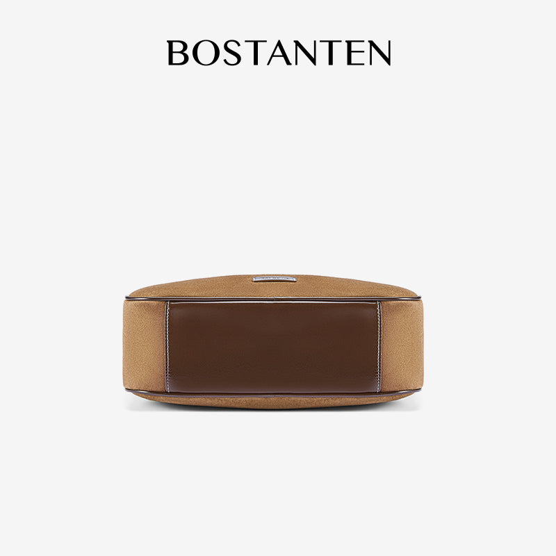 [Suede Toast Bag] BOSTANTEN Totebag Wanita Tas laptop 13,3 inci Tas Bahu Kuliah Terbaru Tas Bahu Kekinian