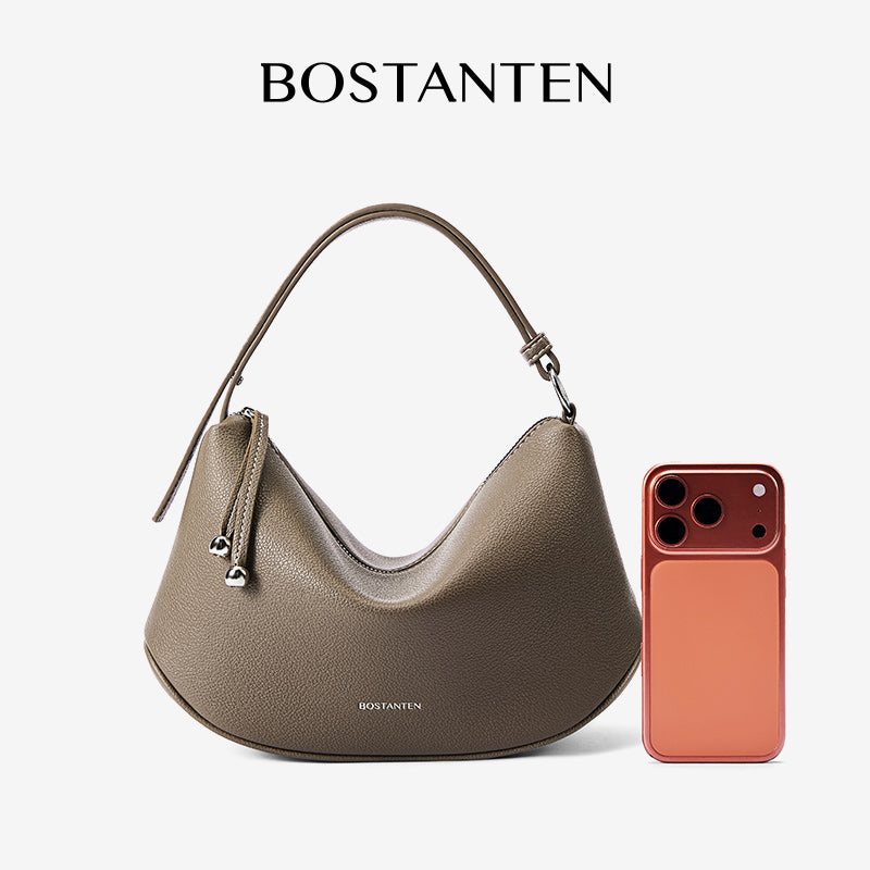 [Loop Bag] BOSTANTEN Tas Selempang Wanita Tas Tangan Silinder Premium Kulit Multi Carry Hand/Underarm/Crossbody Fashion