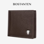 BOSTANTEN Dompet Lipat Pria Kulit PU Dengan Berbagai Motif