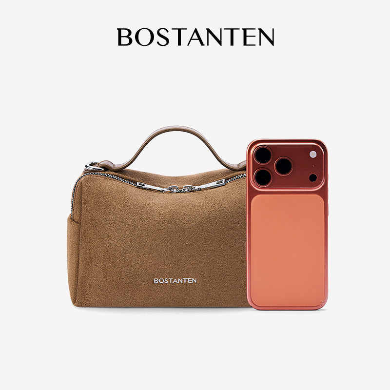 [Vanity Bag] BOSTANTEN Tas Selempang Wanita Premium Kulit Sintetis & Suede - Multifungsi 3in1 Handheld Crossbody Bag