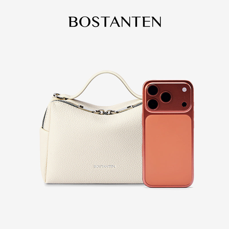 [Vanity Bag] BOSTANTEN Tas Selempang Wanita Premium Kulit Sintetis & Suede - Multifungsi 3in1 Handheld Crossbody Bag