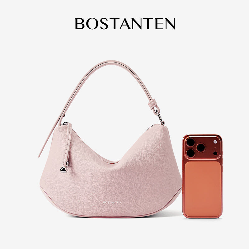 [Loop Bag] BOSTANTEN Tas Selempang Wanita Tas Tangan Silinder Premium Kulit Multi Carry Hand/Underarm/Crossbody Fashion