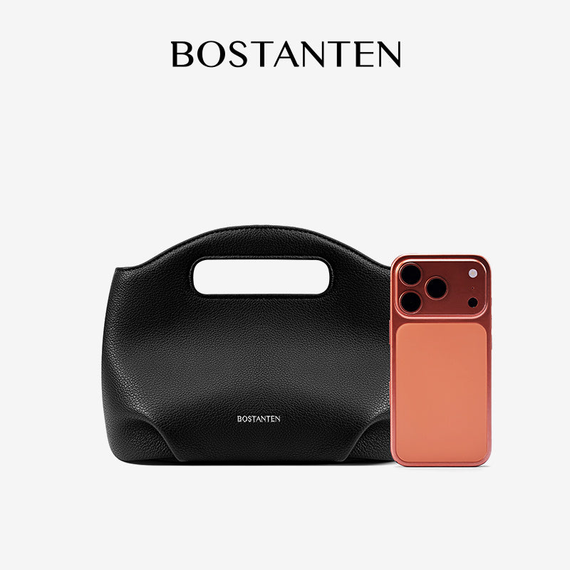 [Hudson Bag] BOSTANTEN Tas Selempang Wanita Mini Lucu - 3in1 Crossbody/Underarm/Tangan, Desain Handle Unik & Tali Adjustable
