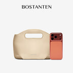 [Hudson Bag] BOSTANTEN Tas Selempang Wanita Mini Lucu - 3in1 Crossbody/Underarm/Tangan, Desain Handle Unik & Tali Adjustable