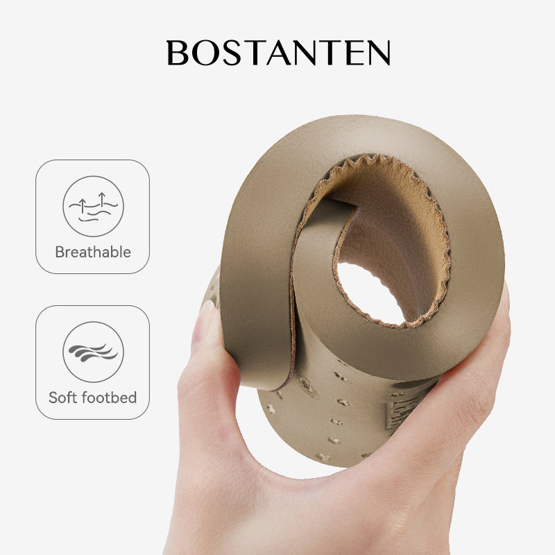 [Toast Shoes] BOSTANTEN Sandal Wanita Setengah Terbuka Sol Karet Anti Slip