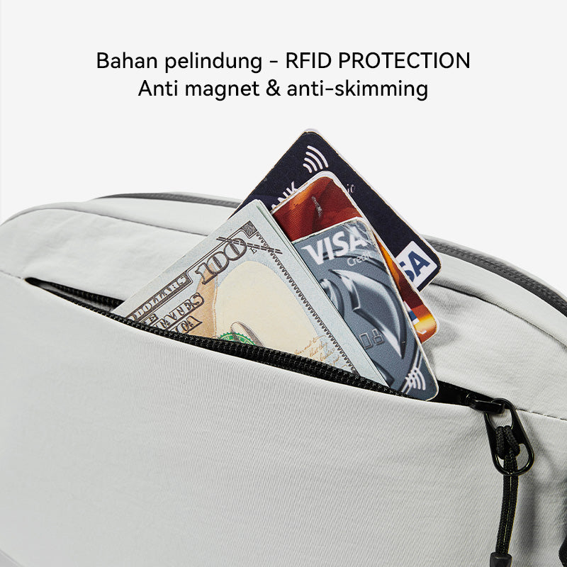 BOSTANTEN Tas Pinggang Pria Tahan Air Tersedia