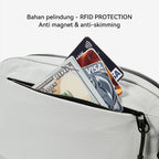 BOSTANTEN Tas Pinggang Pria Tahan Air Tersedia