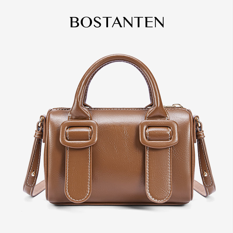 [Puff Ice Cream Bag] BOSTANTEN Tas Selempang Wanita Tas Tangan Elegan Fashion Lona Bag
