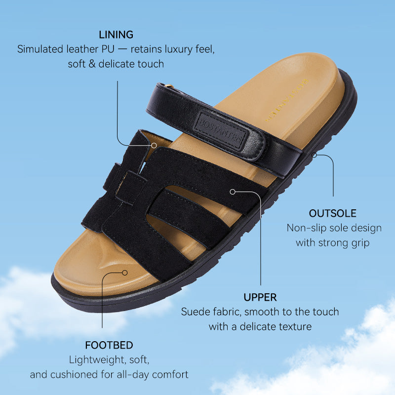 [Aethel shoes] BOSTANTEN Sandal Platform Stripe – Sol 2,7 cm