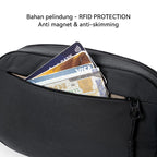 BOSTANTEN Tas Pinggang Pria Tahan Air Tersedia