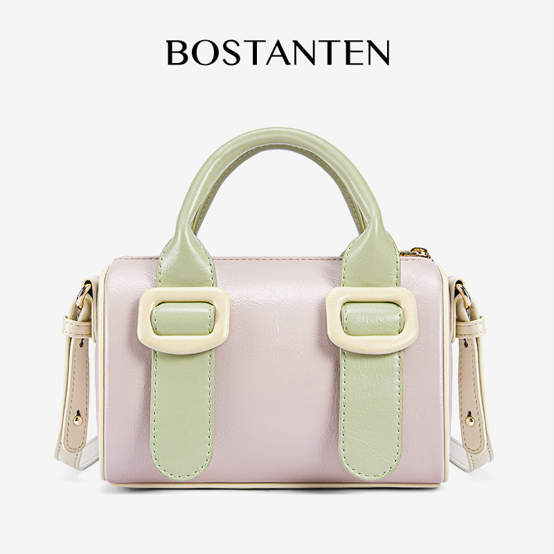 [Puff Ice Cream Bag] BOSTANTEN Tas Selempang Wanita Tas Tangan Elegan Fashion Lona Bag