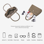 [Lock Tote Bag] BOSTANTEN Tas Tote Kulit PU Tas Selempang Handbag Wanita Korean Style Tote Bag Wanita