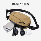 BOSTANTEN Tas Pinggang Pria Tahan Air Tersedia