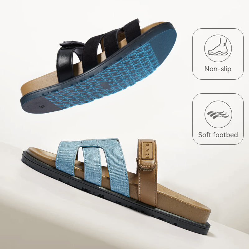 [Aethel shoes] BOSTANTEN Sandal Platform Stripe – Sol 2,7 cm