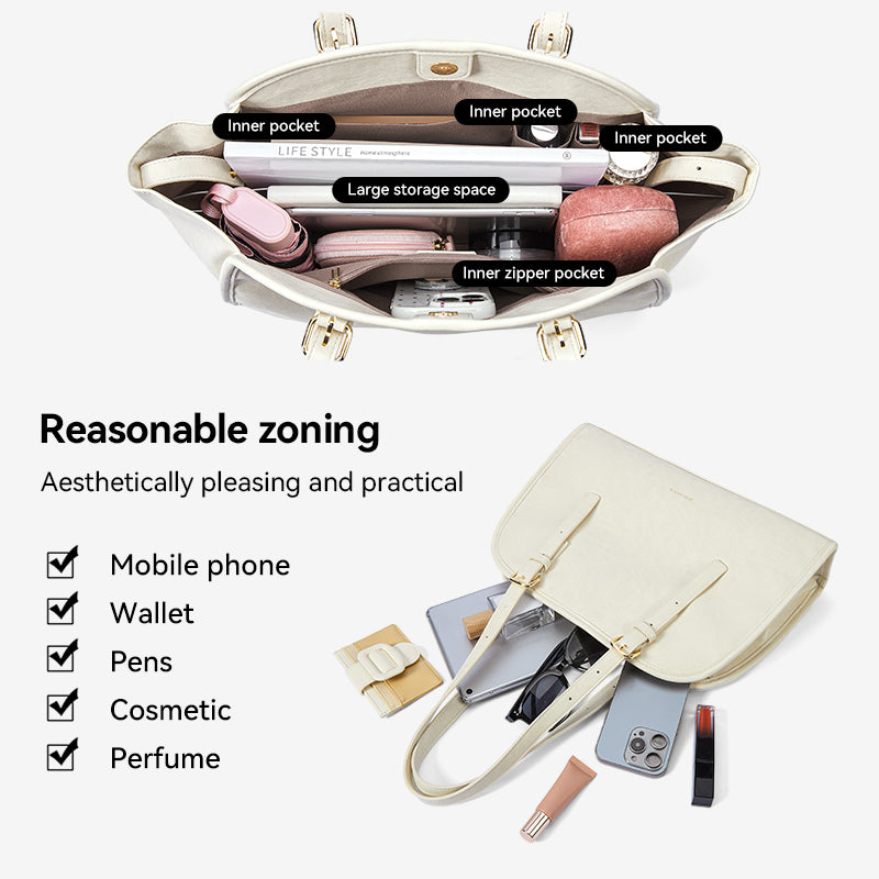 [Cora bag] BOSTANTEN Totebag Wanita Tas Tote Bag for Travel Tas Bahu Wanita Shoulder Bag Tas Laptop 14 Inch