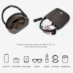[Teddy Bag] BOSTANTEN Tas Selempang Wanita Kulit Suede Mini Fashionable – Desain Tali Anyaman DIY Adjustable Strap Tas Selempang