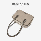 [Suede Toast Bag] BOSTANTEN Totebag Wanita Tas laptop 13,3 inci Tas Bahu Kuliah Terbaru Tas Bahu Kekinian