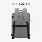 Bostanten Dualpack Bag Tas Ransel Pria Expandable Tas Laptop Anti Air untuk Kerja Bisnis Sekolah Kuliah