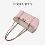 [Book Tote Bag] BOSTANTEN Totebag Dua Sisi – Tas Bahu Besar Elegan Bergaya Korea