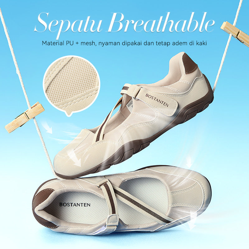BOSTANTEN Lina Shoes Sneakers Wanita Sepatu Mary Jane