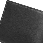 BOSTANTEN Dompet Pria Fashion Garis Horizontal PU Coklat/Hitam Wallet