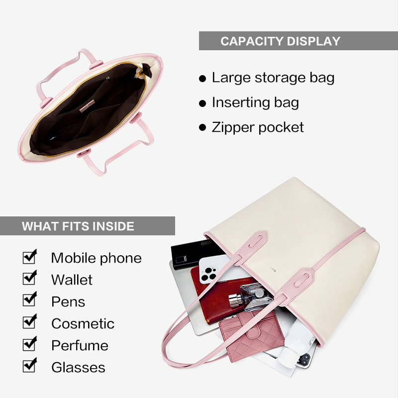 [Kayla Bag] BOSTANTEN Totebag Wanita – Kulit Sintetis, untuk Kantor & Kuliah, Gaya Simple