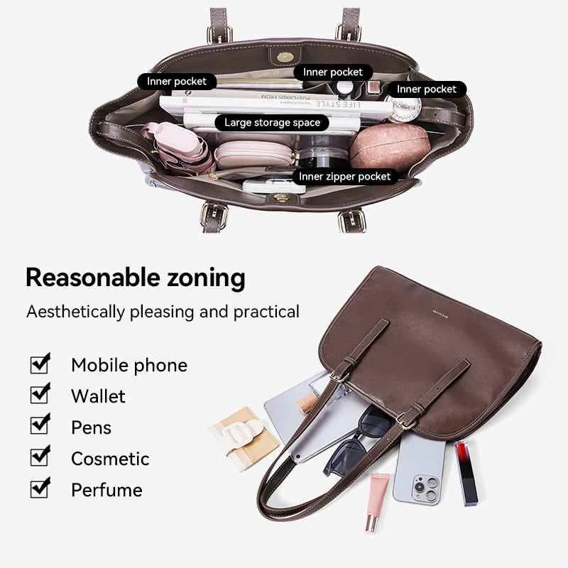 [Cora bag] BOSTANTEN Totebag Wanita Tas Tote Bag for Travel Tas Bahu Wanita Shoulder Bag Tas Laptop 14 Inch