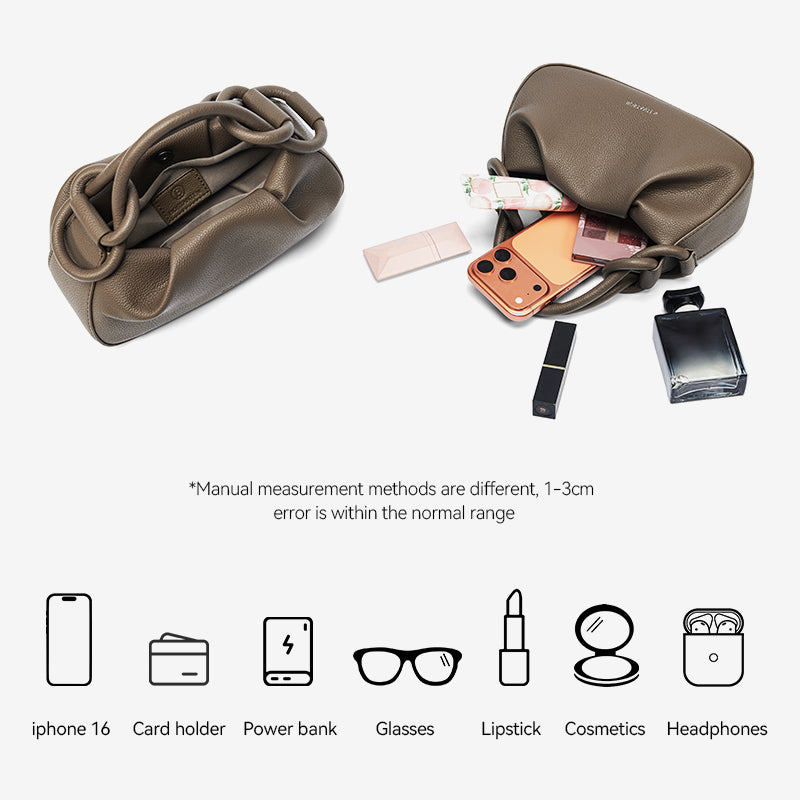 [Veneta Bag] BOSTANTEN Women Hand Bag Tas Selempang 2026 Wanita Hand Bag Sling Bag Multifungsi 3 in 1 Modis Elegan Warna Solid