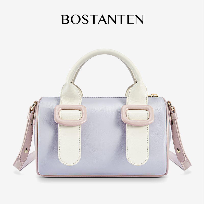 [Puff Ice Cream Bag] BOSTANTEN Tas Selempang Wanita Tas Tangan Elegan Fashion Lona Bag