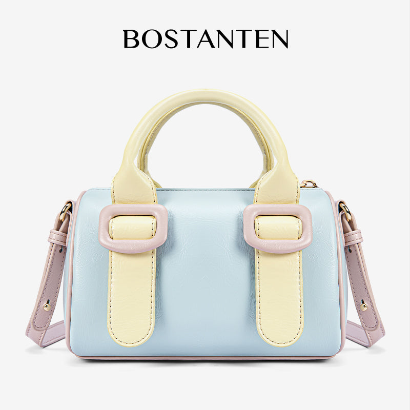 [Puff Ice Cream Bag] BOSTANTEN Tas Selempang Wanita Tas Tangan Elegan Fashion Lona Bag
