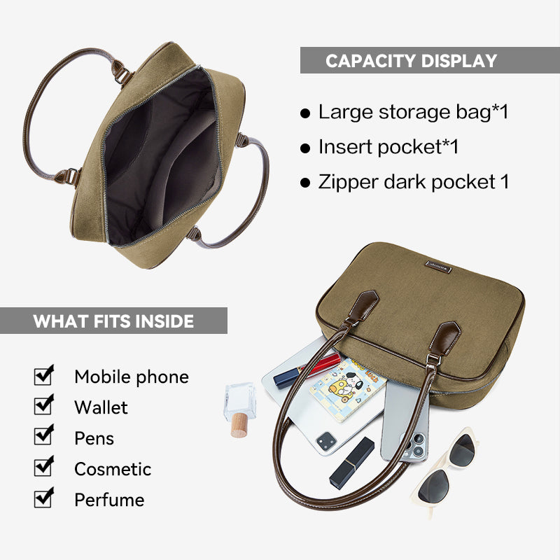 [Suede Toast Bag] BOSTANTEN Totebag Wanita Tas laptop 13,3 inci Tas Bahu Kuliah Terbaru Tas Bahu Kekinian
