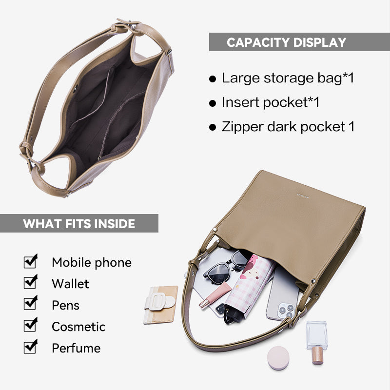 [Carrie Bag]Tas Wanita Tas Berkapasitas Besar Tote bag 2 in 1