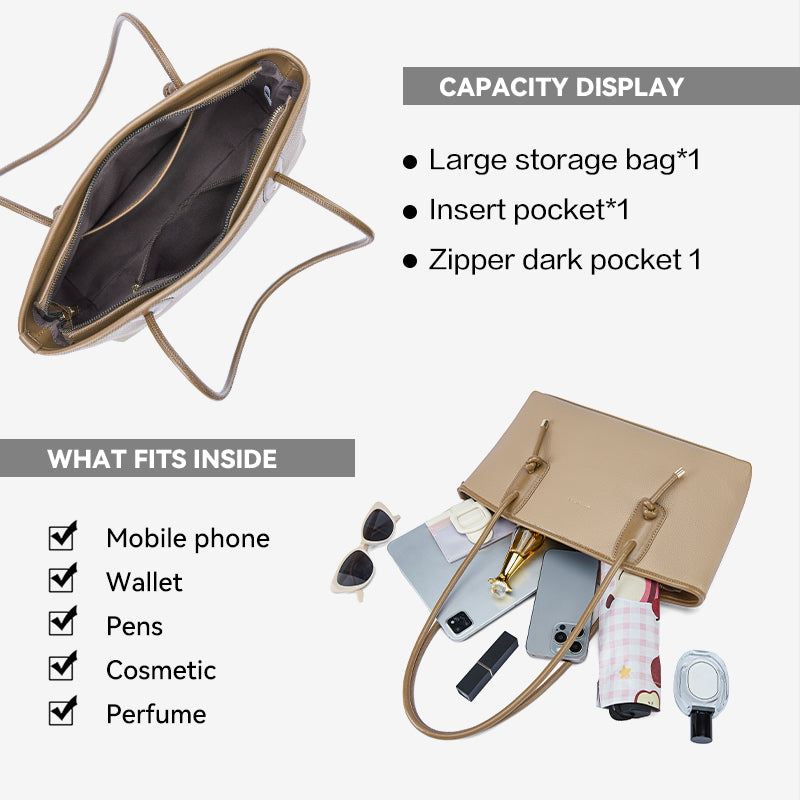 [Adele Bag] BOSTANTEN Totebag Stylish untuk Travel & Kerja - Muat Laptop 14 Inch