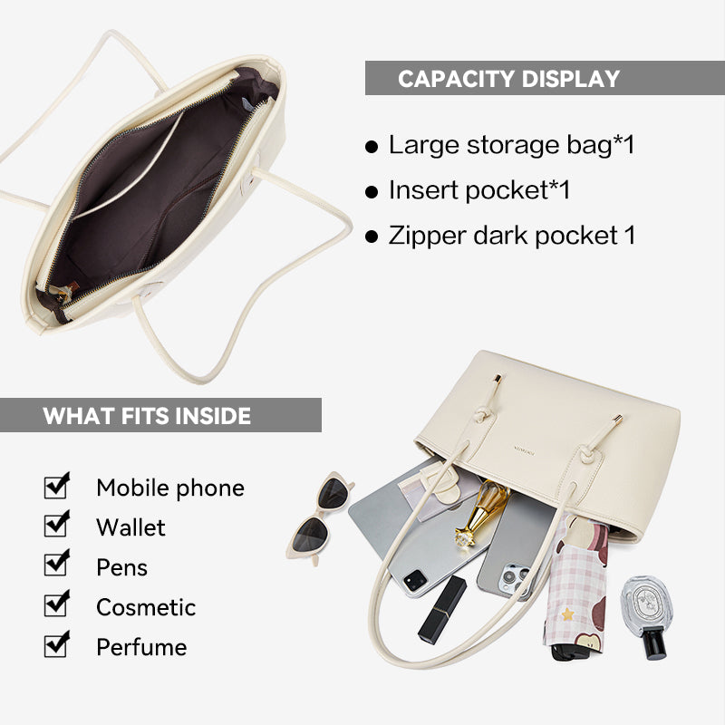 [Adele Bag] BOSTANTEN Totebag Stylish untuk Travel & Kerja - Muat Laptop 14 Inch