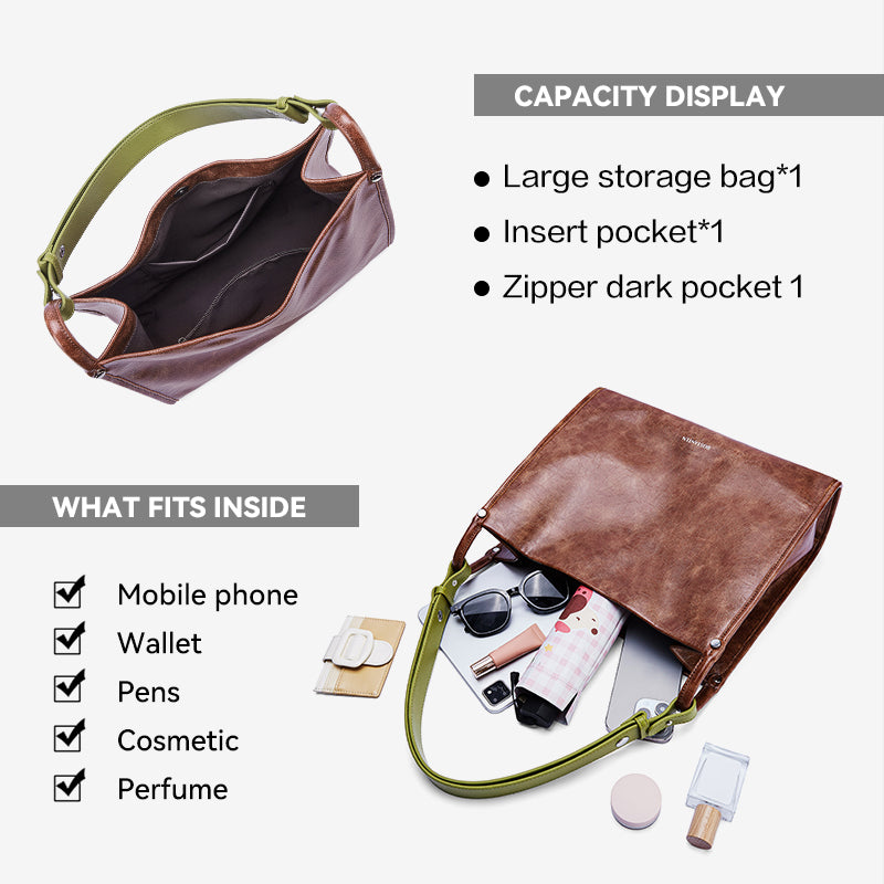 [Carrie Bag]Tas Wanita Tas Berkapasitas Besar Tote bag 2 in 1
