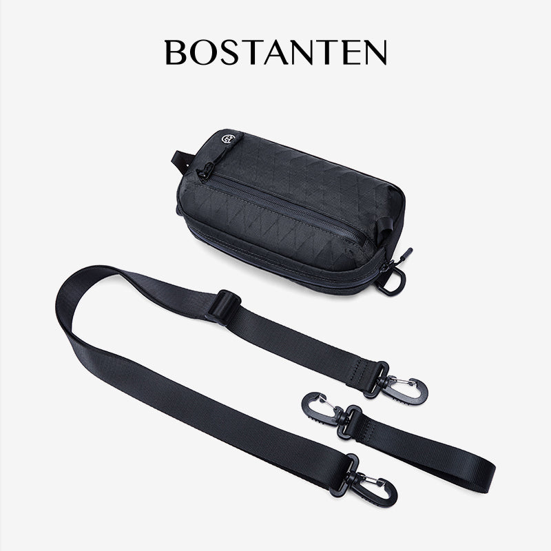 BOSTANTEN Tas Pinggang Pria Tas Bahu Pria Waistbag Pria Clucth Bag Tahan Air