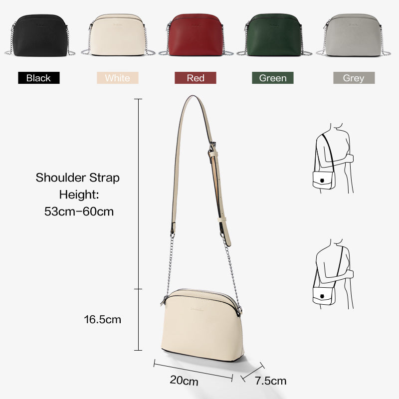[Half Moon Bag] BOSTANTEN Tas Selempang Wanita – Slingbag Elegan Formal/Casual Kulit Sintetis