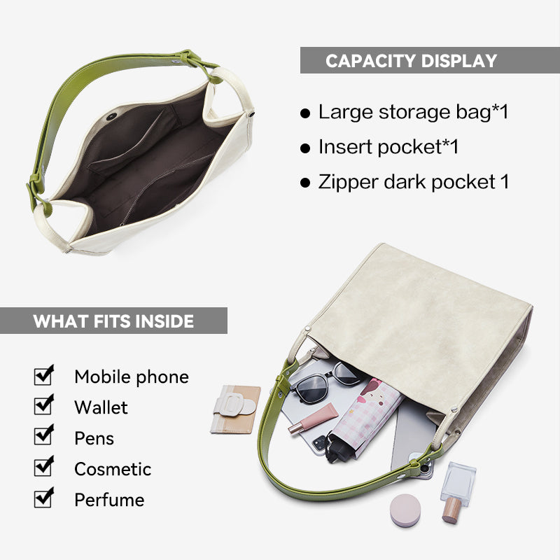 [Carrie Bag]Tas Wanita Tas Berkapasitas Besar Tote bag 2 in 1