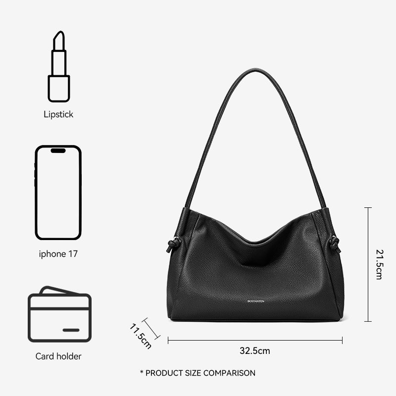 [Supple Bag] BOSTANTEN Tas Selempang Wanita Handbag Wanita Shoulder Bag Kulit Sintetis Mewah