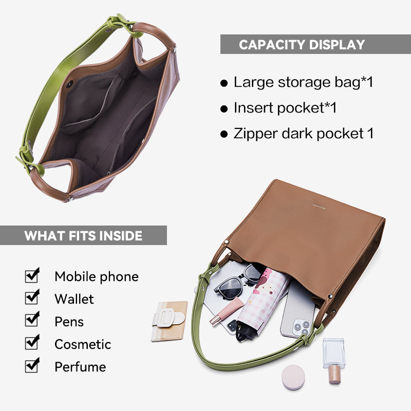 [Carrie Bag]Tas Wanita Tas Berkapasitas Besar Tote bag 2 in 1