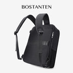 Bostanten Dualpack Bag Tas Ransel Pria Expandable Tas Laptop Anti Air untuk Kerja Bisnis Sekolah Kuliah