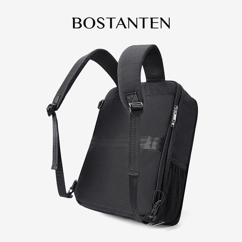 Bostanten Dualpack Bag Tas Ransel Pria Expandable Tas Laptop Anti Air untuk Kerja Bisnis Sekolah Kuliah