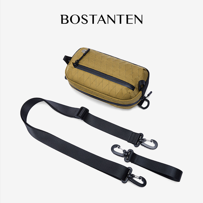BOSTANTEN Tas Pinggang Pria Tas Bahu Pria Waistbag Pria Clucth Bag Tahan Air