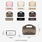 [Hudson Bag] BOSTANTEN Tas Selempang Wanita Mini Lucu - 3in1 Crossbody/Underarm/Tangan, Desain Handle Unik & Tali Adjustable