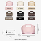 [Hudson Bag] BOSTANTEN Tas Selempang Wanita Mini Lucu - 3in1 Crossbody/Underarm/Tangan, Desain Handle Unik & Tali Adjustable