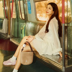 [Teddy Bag] BOSTANTEN Tas Selempang Wanita Kulit Suede Mini Fashionable – Desain Tali Anyaman DIY Adjustable Strap Tas Selempang