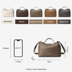 [Vanity Bag] BOSTANTEN Tas Selempang Wanita Premium Kulit Sintetis & Suede - Multifungsi 3in1 Handheld Crossbody Bag