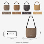 [Teddy Bag] BOSTANTEN Tas Selempang Wanita Kulit Suede Mini Fashionable – Desain Tali Anyaman DIY Adjustable Strap Tas Selempang