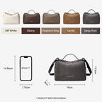 [Vanity Bag] BOSTANTEN Tas Selempang Wanita Premium Kulit Sintetis & Suede - Multifungsi 3in1 Handheld Crossbody Bag