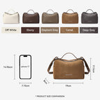 [Vanity Bag] BOSTANTEN Tas Selempang Wanita Premium Kulit Sintetis & Suede - Multifungsi 3in1 Handheld Crossbody Bag